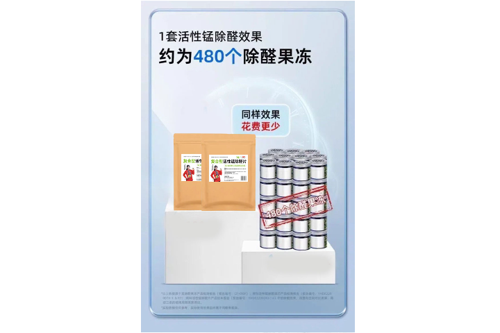 抽屜納荃活性錳除醛片原理