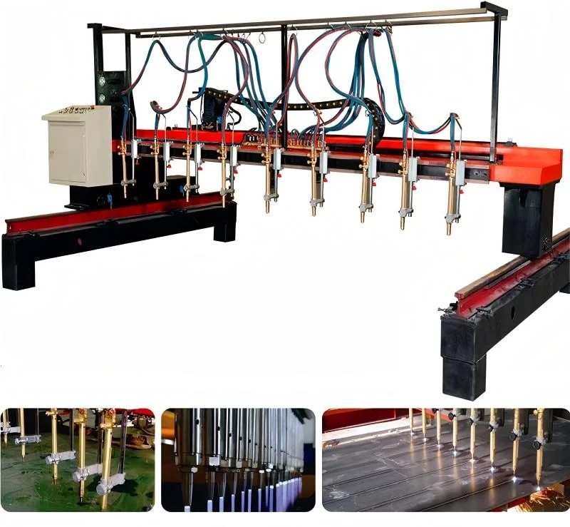 GDZ Multi-head Vertical Strip Flame Cutting Machine show