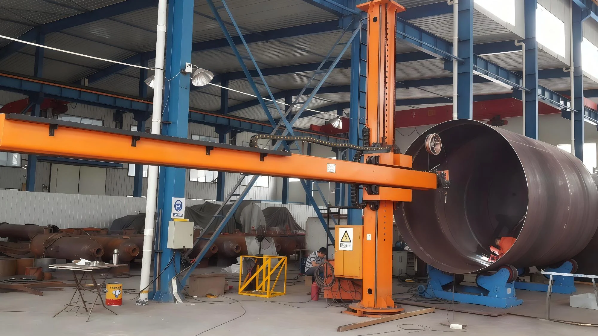 Column Attach Machine Column and Boom Welding Machine Manufacture & Supplier | METALWORK