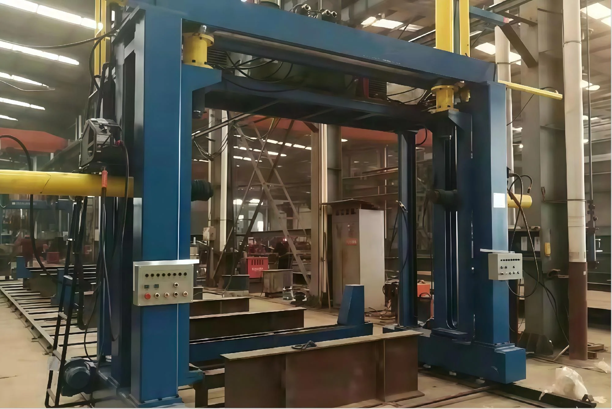 Metal Structure Fabrication & H-Beam Production Line | Metalwork Machinery