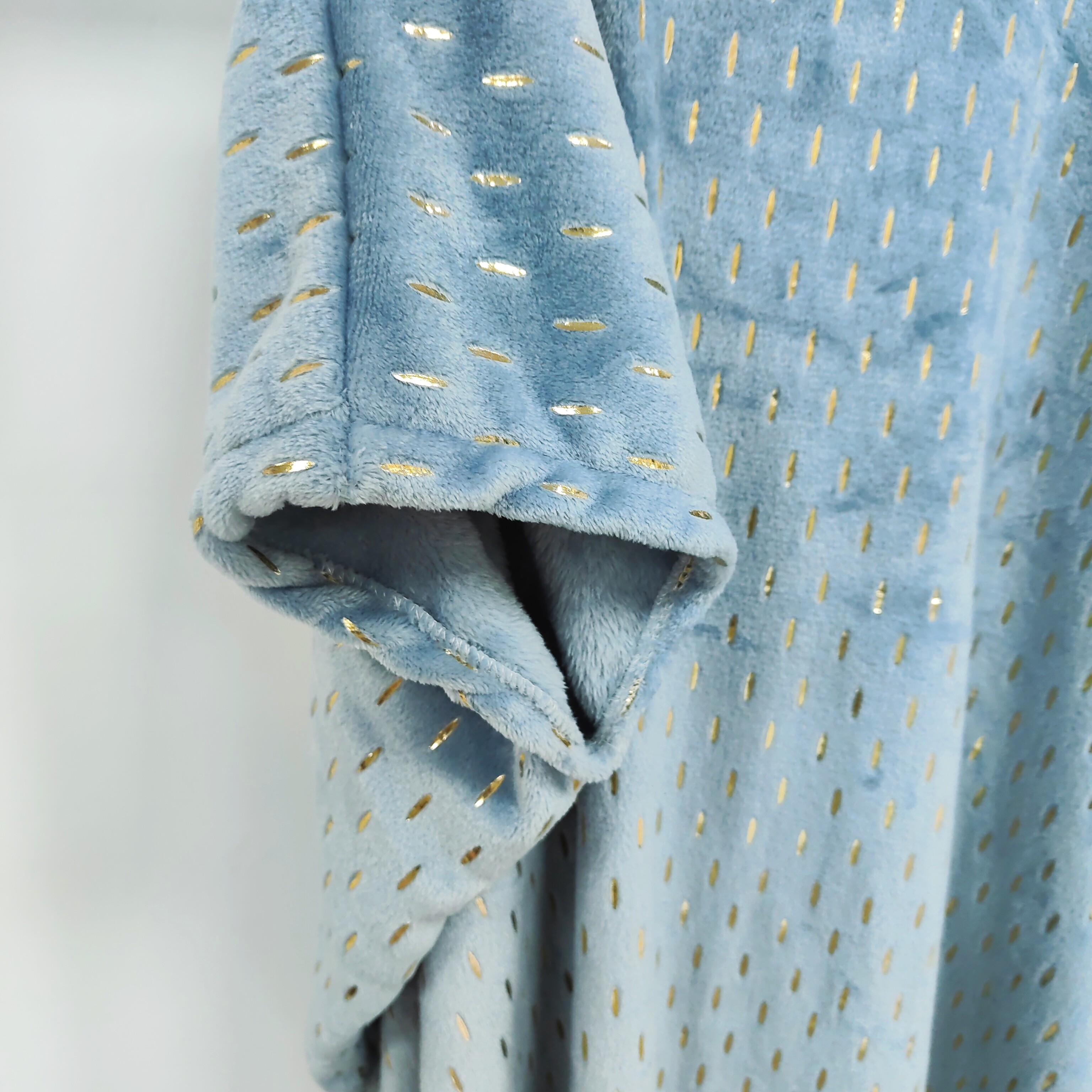 Printed flannel fabric