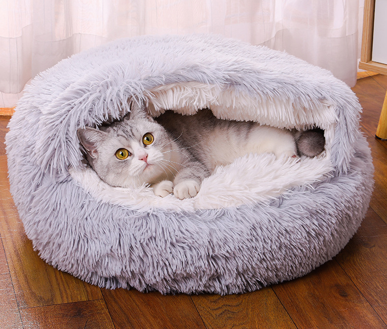 Long pile pet nest
