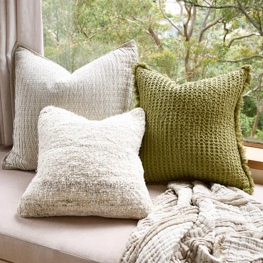 Textured Plush Pillow