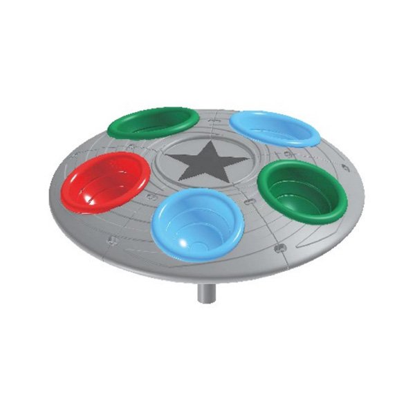 五人分體飛碟轉盤