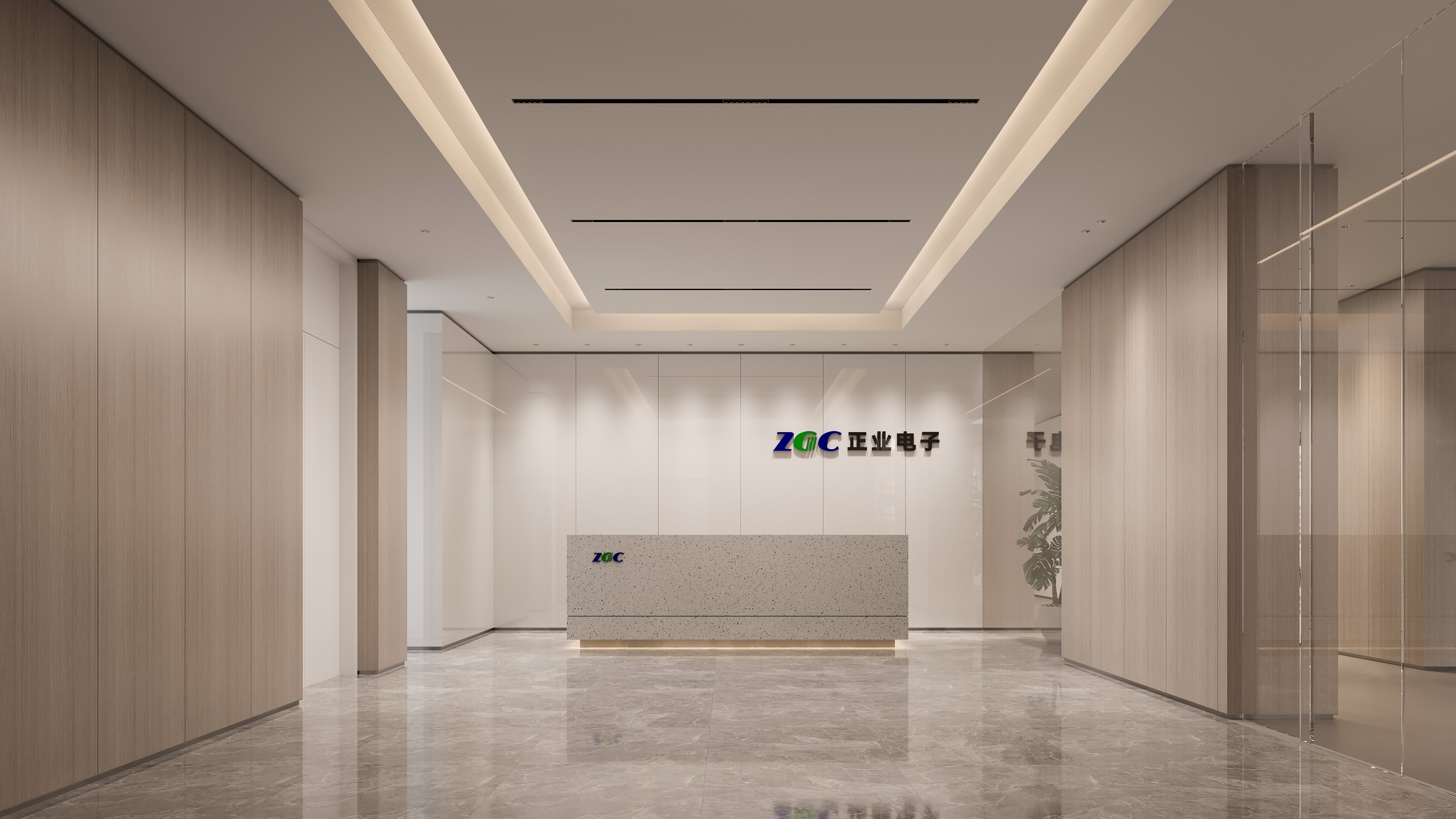 廣州正業(yè)電子科技辦公室設(shè)計