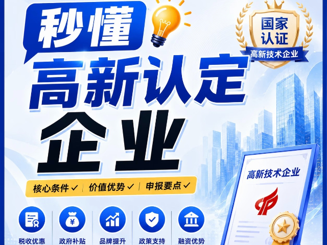 赋能企业发展高新技术企业认定提升市场竞争力,高新技术企业认定