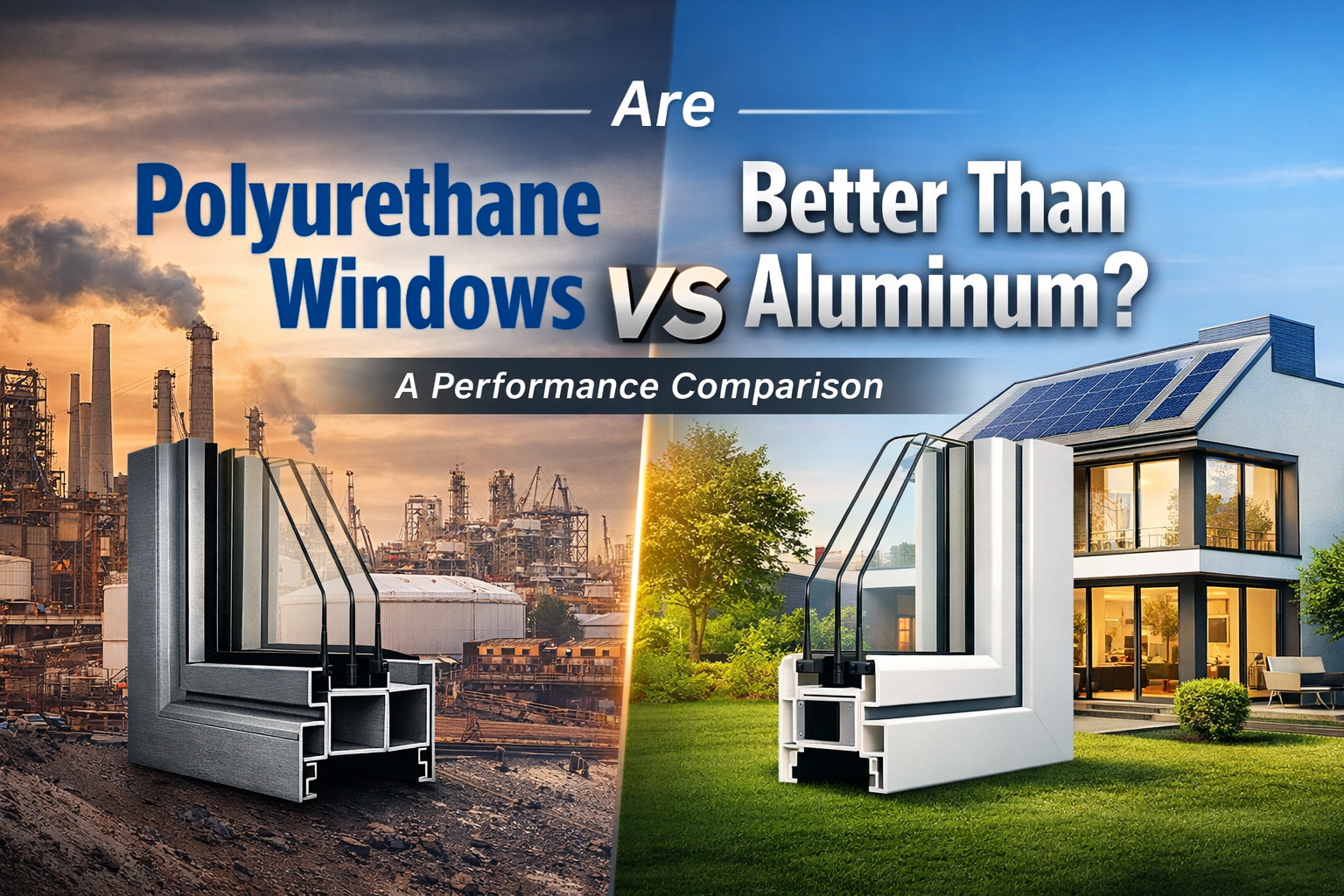 Best Window Frame Material: PU FRP vs Aluminum