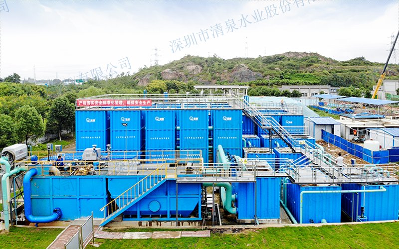 占地紧时间急污水处理厂新建案例-湖北花山污水处理厂