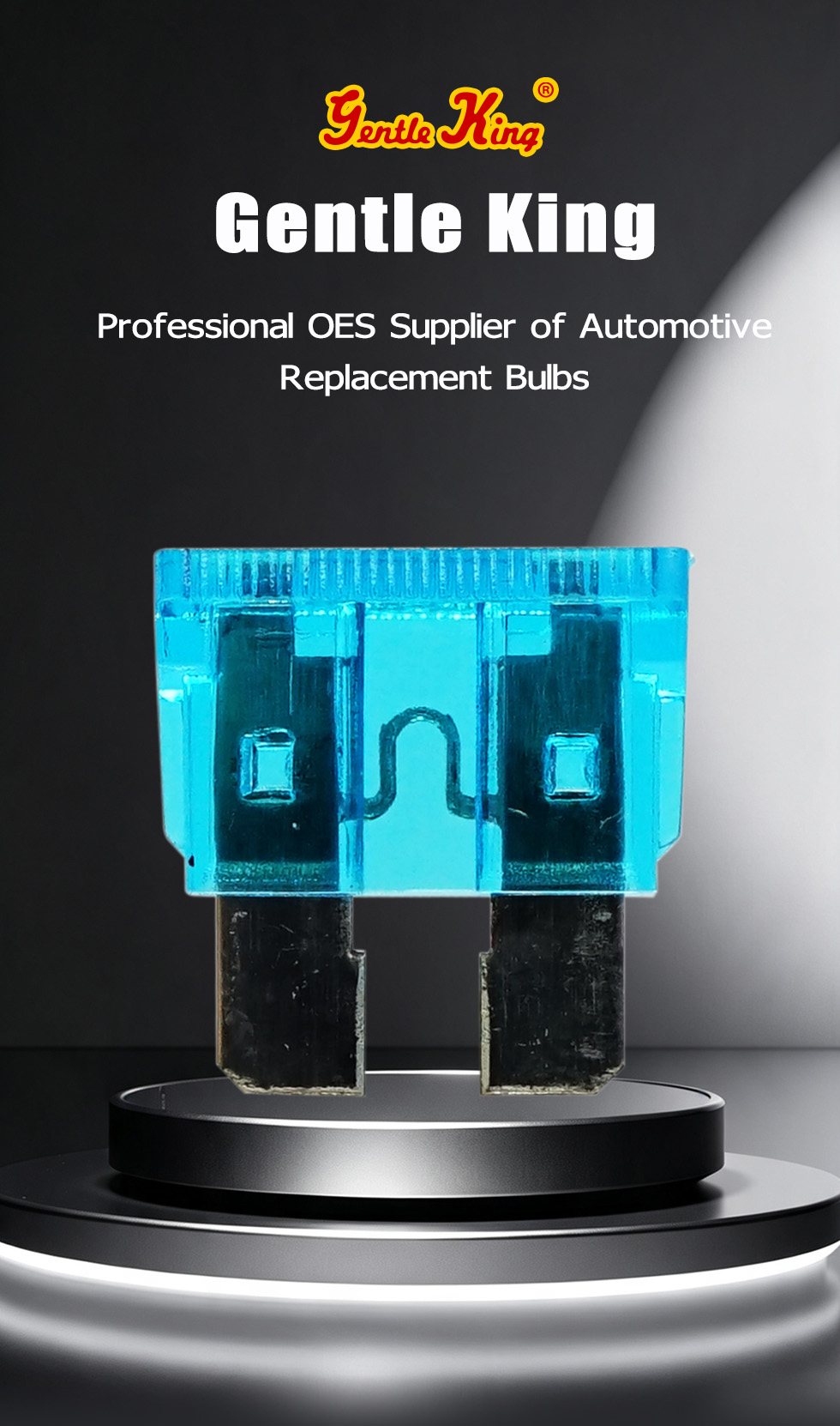 Gentle King Blade Fuse 15A, Automotive Standard Blade Fuse