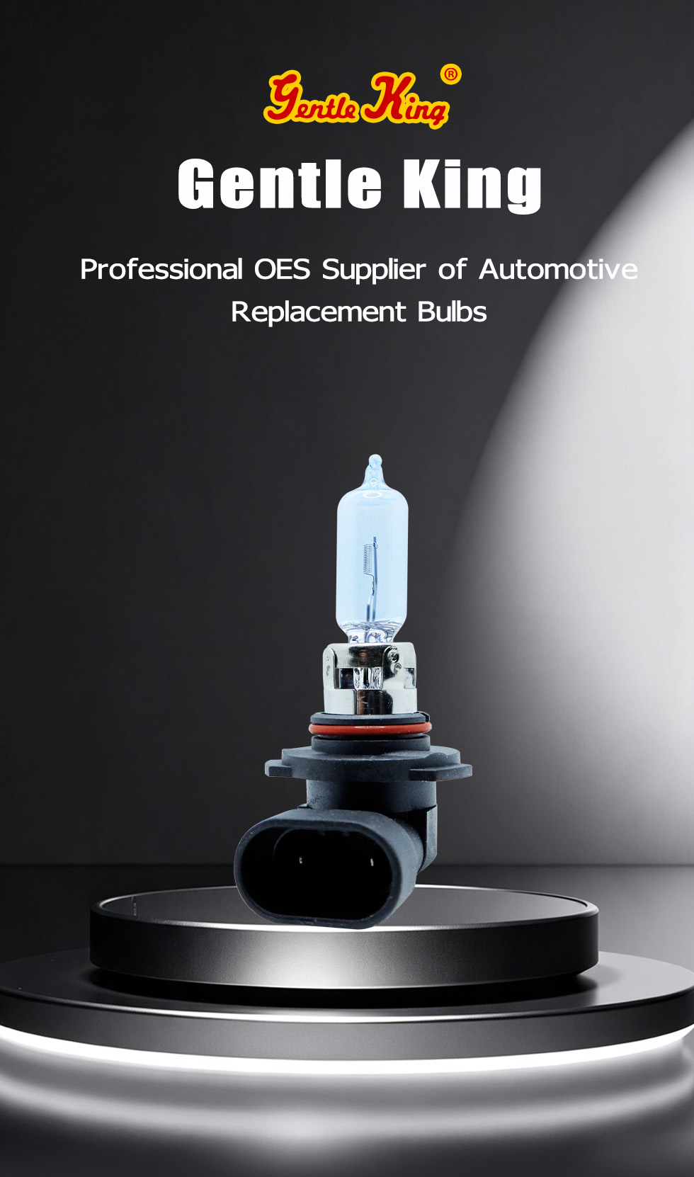 HL249005C2 Gentle King HB3 9005 Halogen Headlight Bulb
