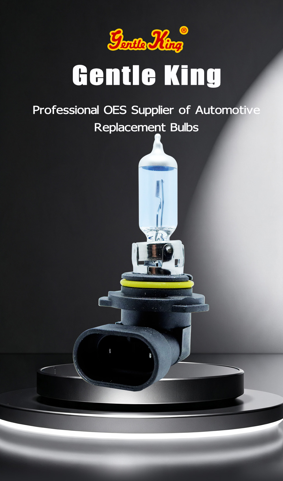 Gentle King HL249006C2 H11 Halogen Headlight Bulb 12V 55W Super White