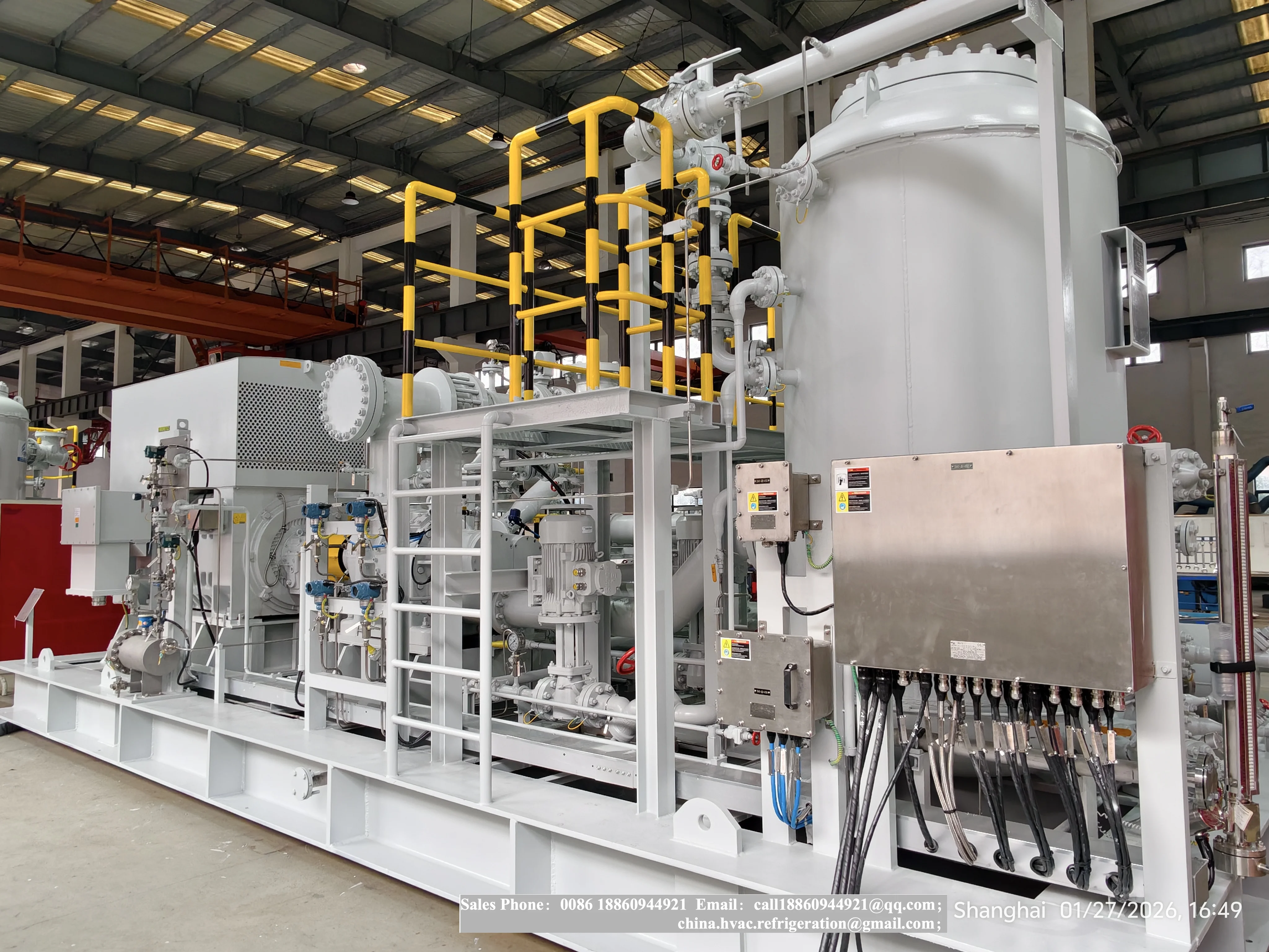 German Compressor GEA Grasso Natural Gas Screw Compressor China