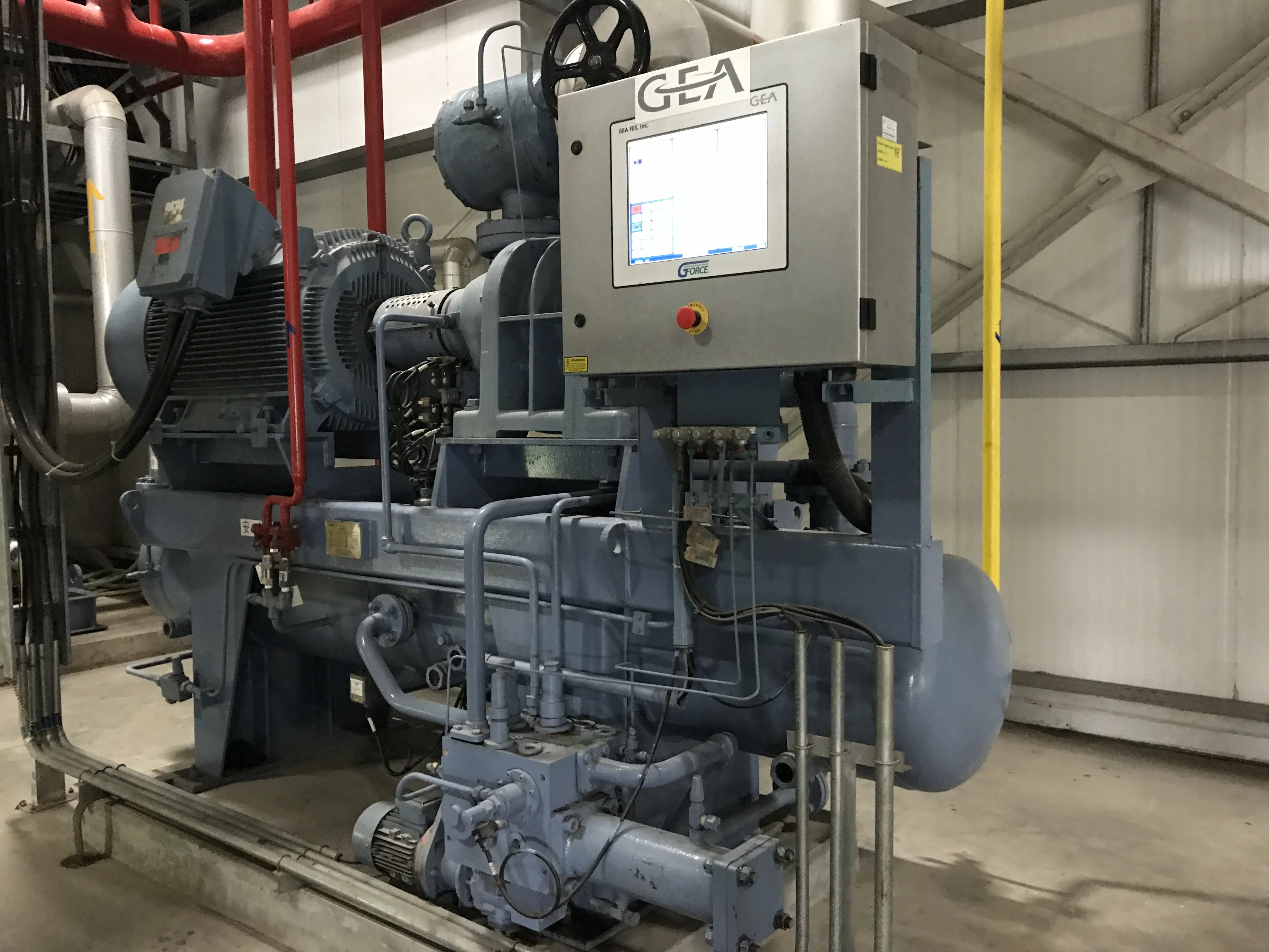 GEA Ammonia Screw Refrigeration System SP1 China