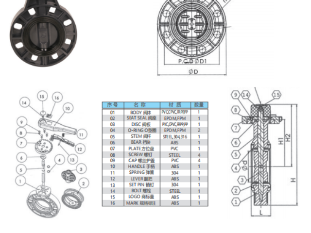 天津PPH阀门规格 江苏三佑管道科技供应