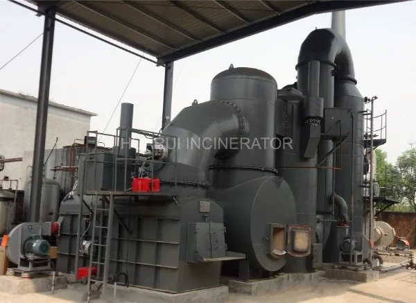 What are the advantages of solid waste horizontally-mounted incinerator?