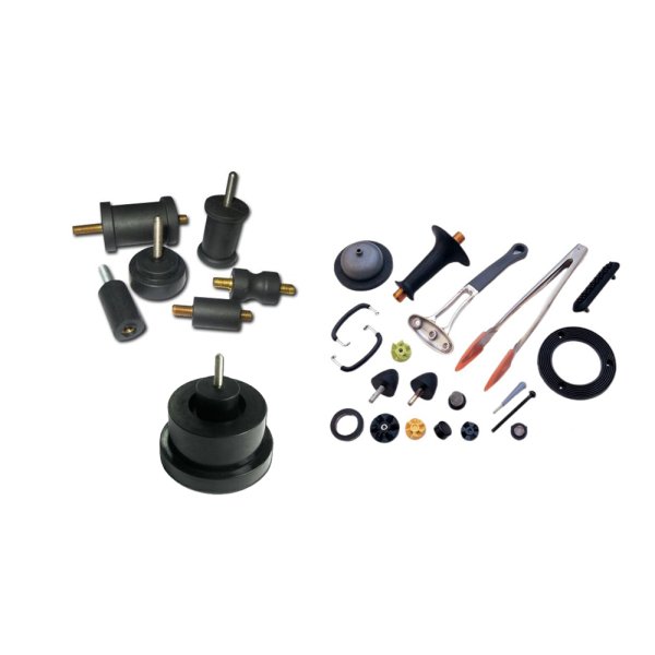 橡膠與不銹鋼、鋁合金、銅、尼龍、PVC等粘接成型