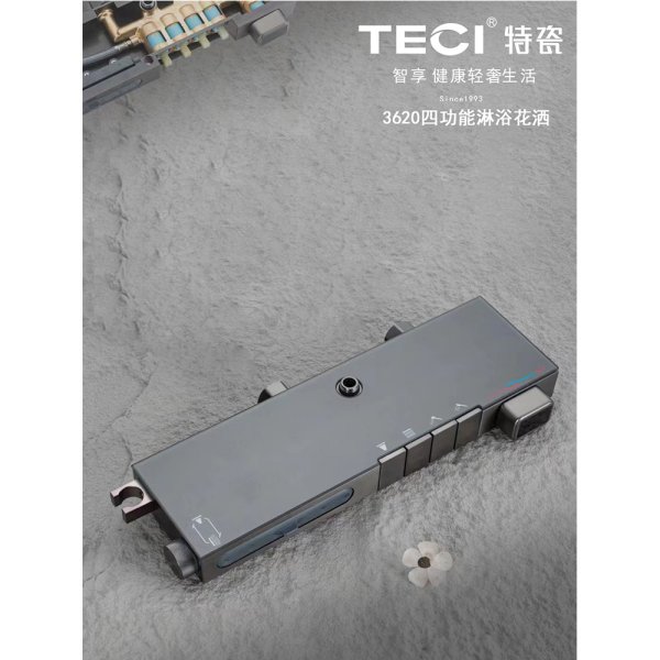 3620四功能淋浴花灑（槍灰）