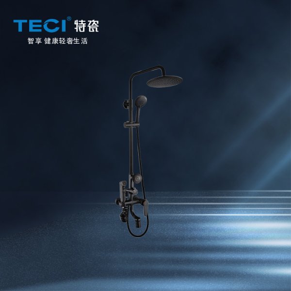 3404-412五功能淋浴柱（黑）