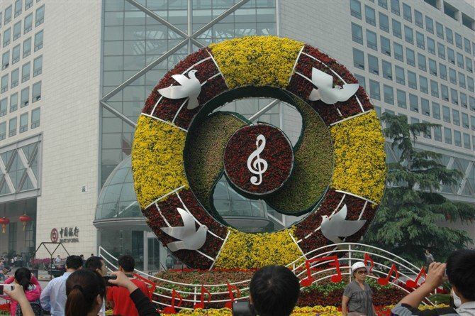 安徽校園立體綠雕景觀,立體綠雕