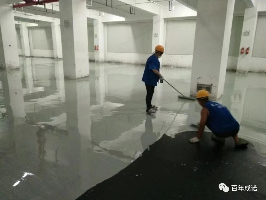 百年成諾地坪漆源頭生產廠家，導靜電環氧地坪漆