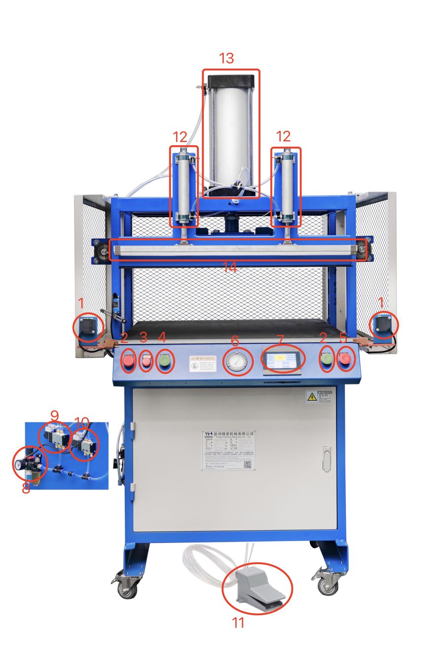 微電腦氣動真空壓縮打包機