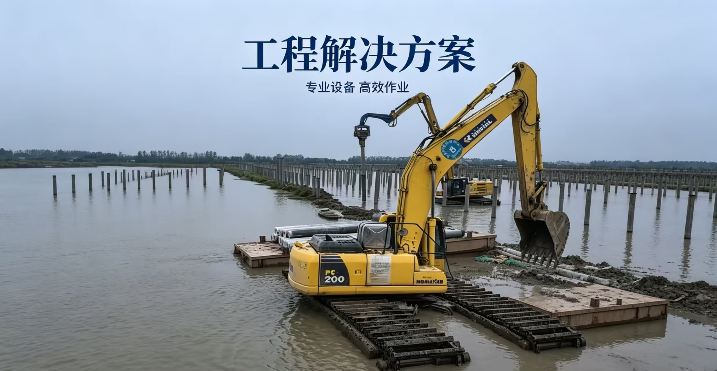 海南水上光伏打桩:专业施工方案如何解决复杂水域难题 海南水上光伏打桩:专业施工方案如何解决复杂水域难题