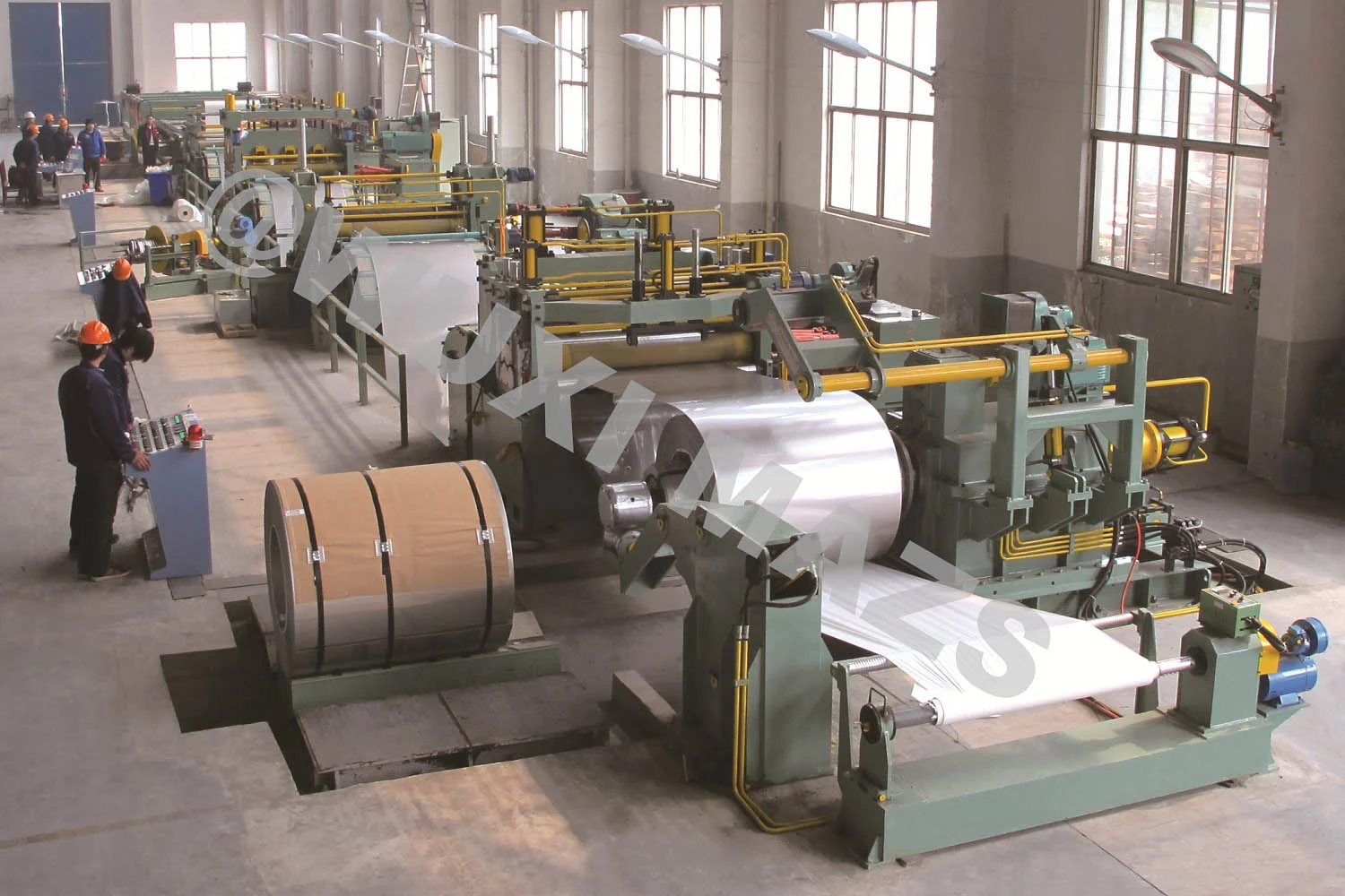 thick coil slitting line