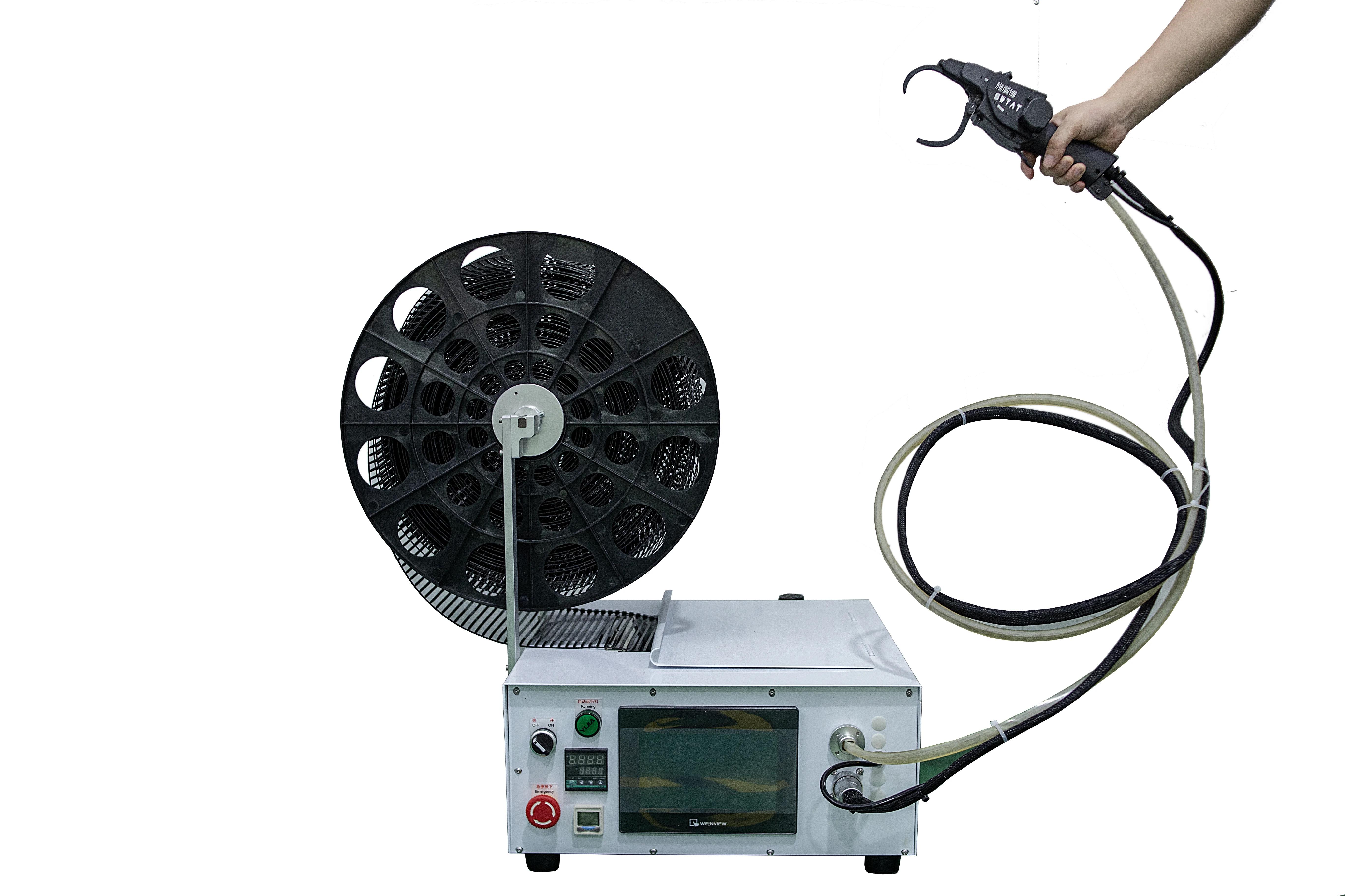 Handheld automatic reel cable tie machine