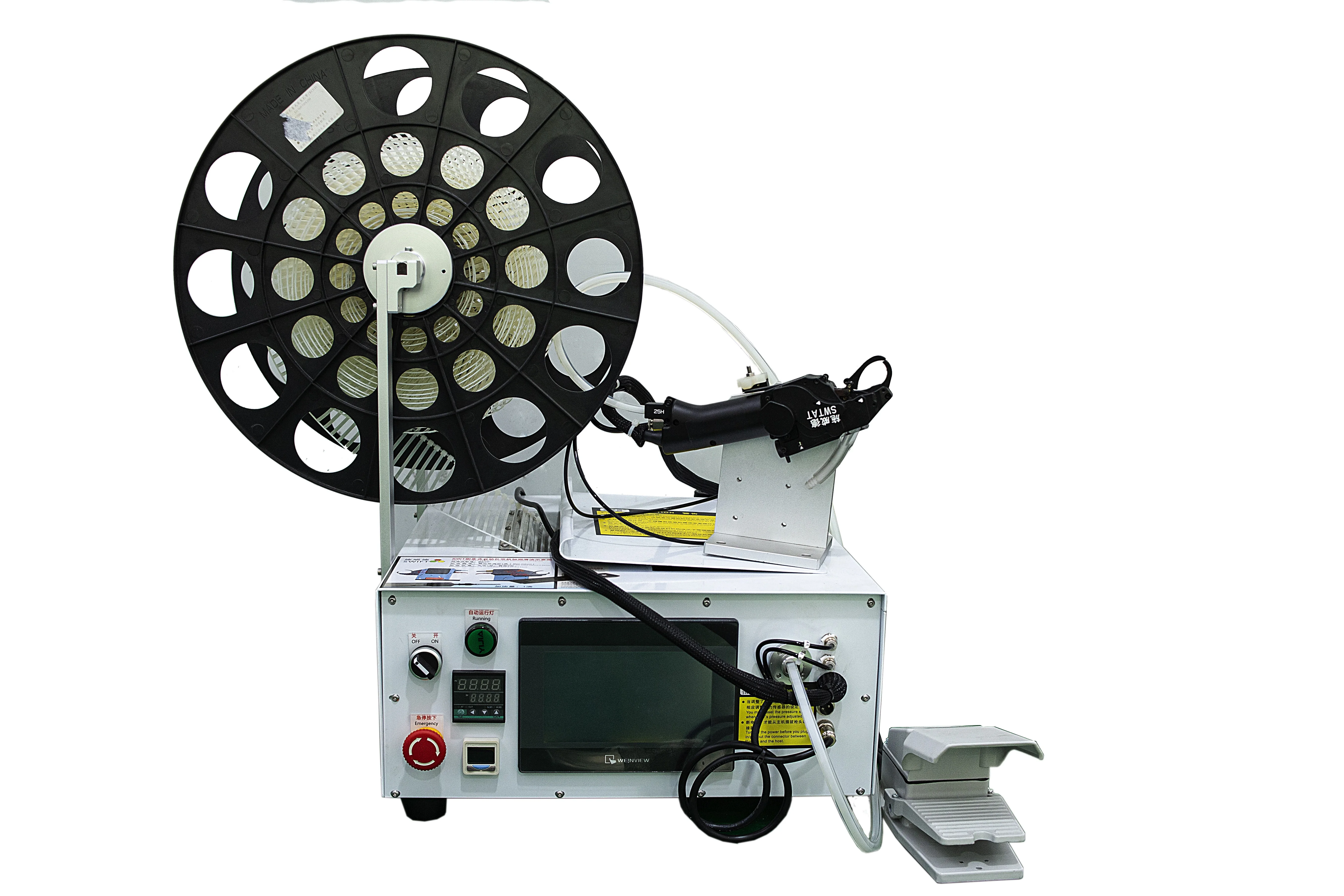 Handheld automatic reel cable tie machine
