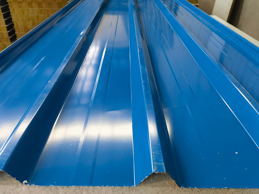 海藍色 屋面板