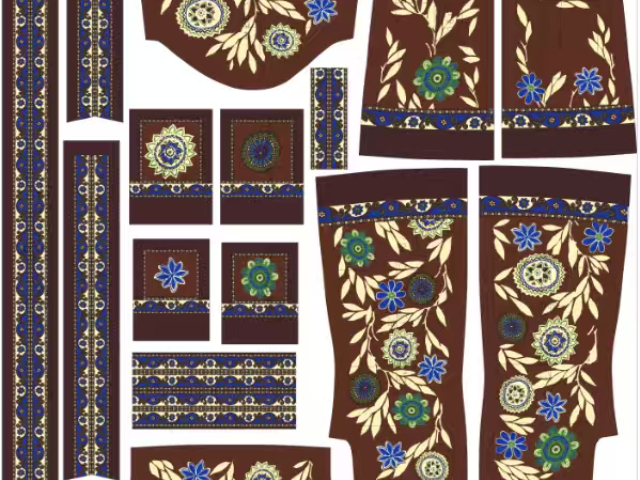 提花红云纱面料批发,丝绸