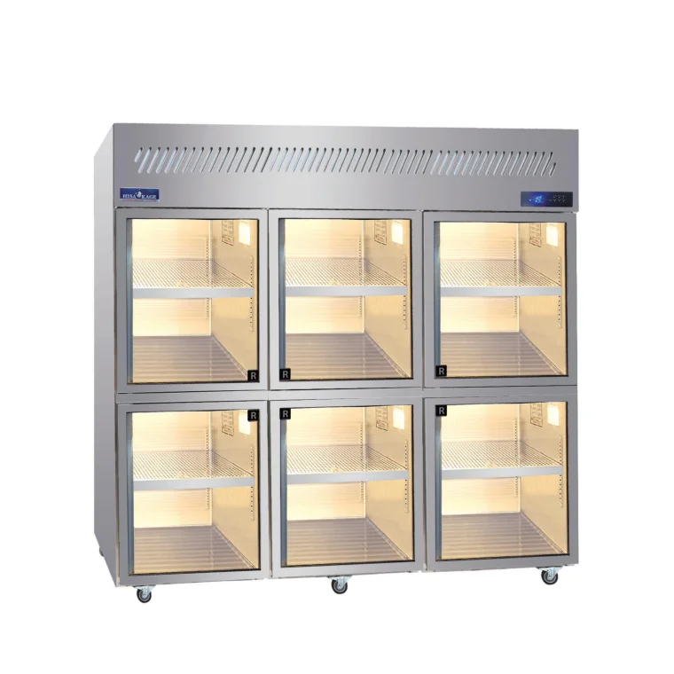 Air Cooling Glass Door Refrigerator