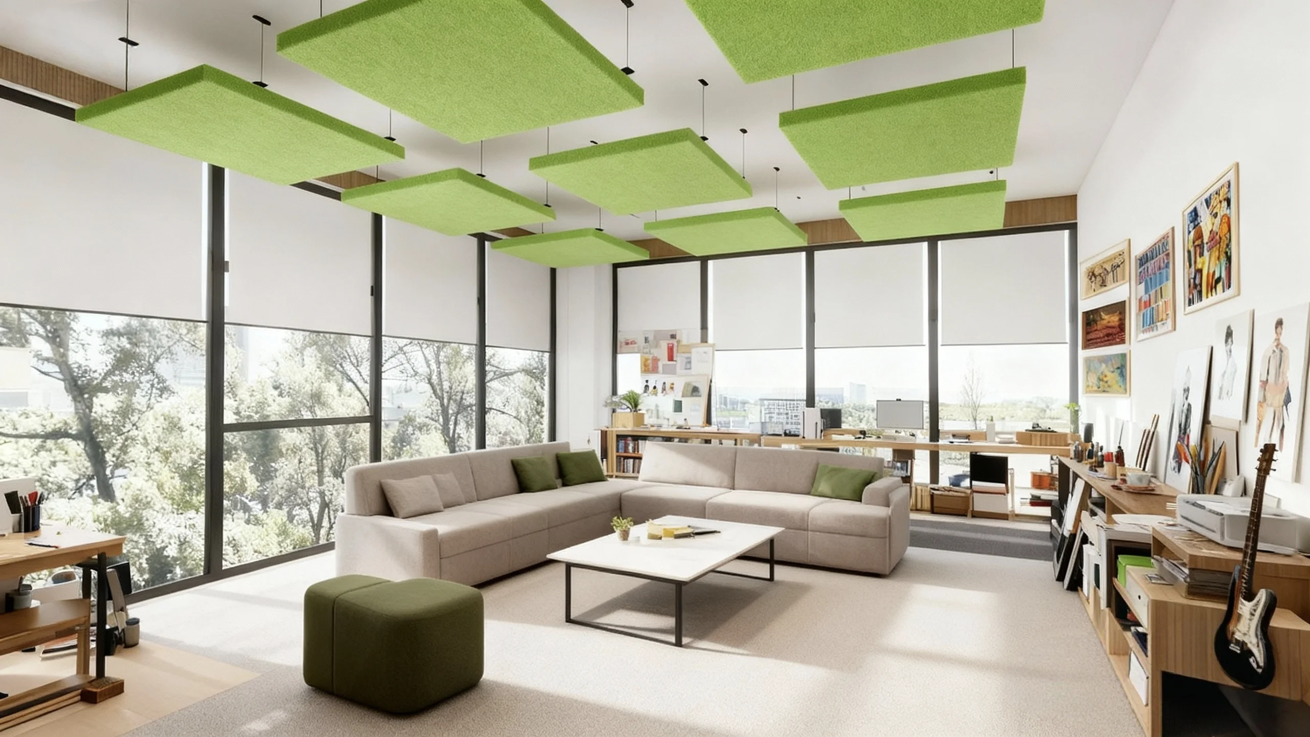 Soundproof Ceiling High Quality Soundproofing Panels Ceiling Acoustic ...