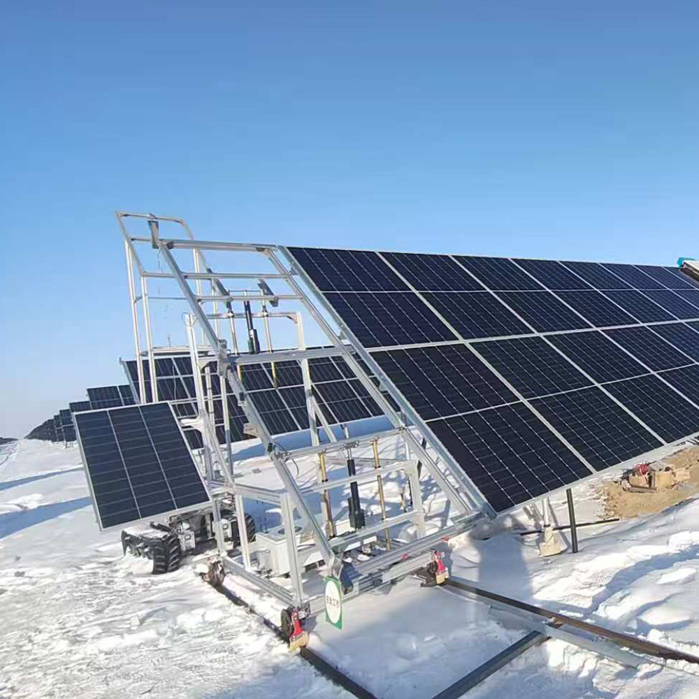 軌道式擺渡車-適用掛式光伏清洗機器人