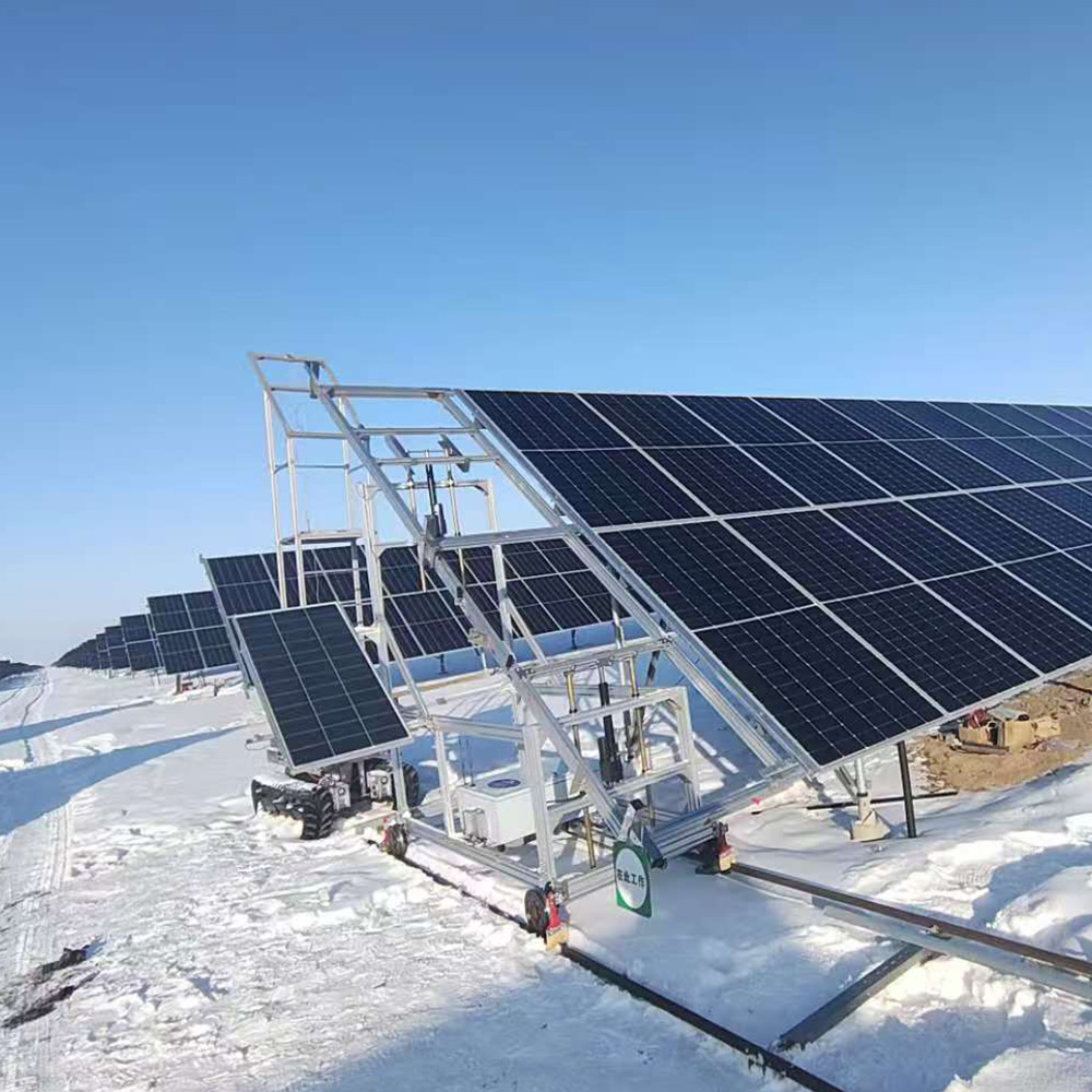 軌道式擺渡車-適用掛式光伏清洗機器人