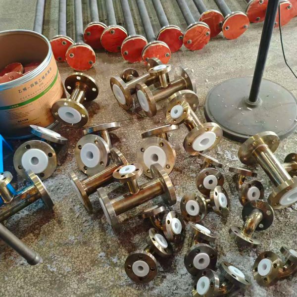 襯四氟三通，彎頭