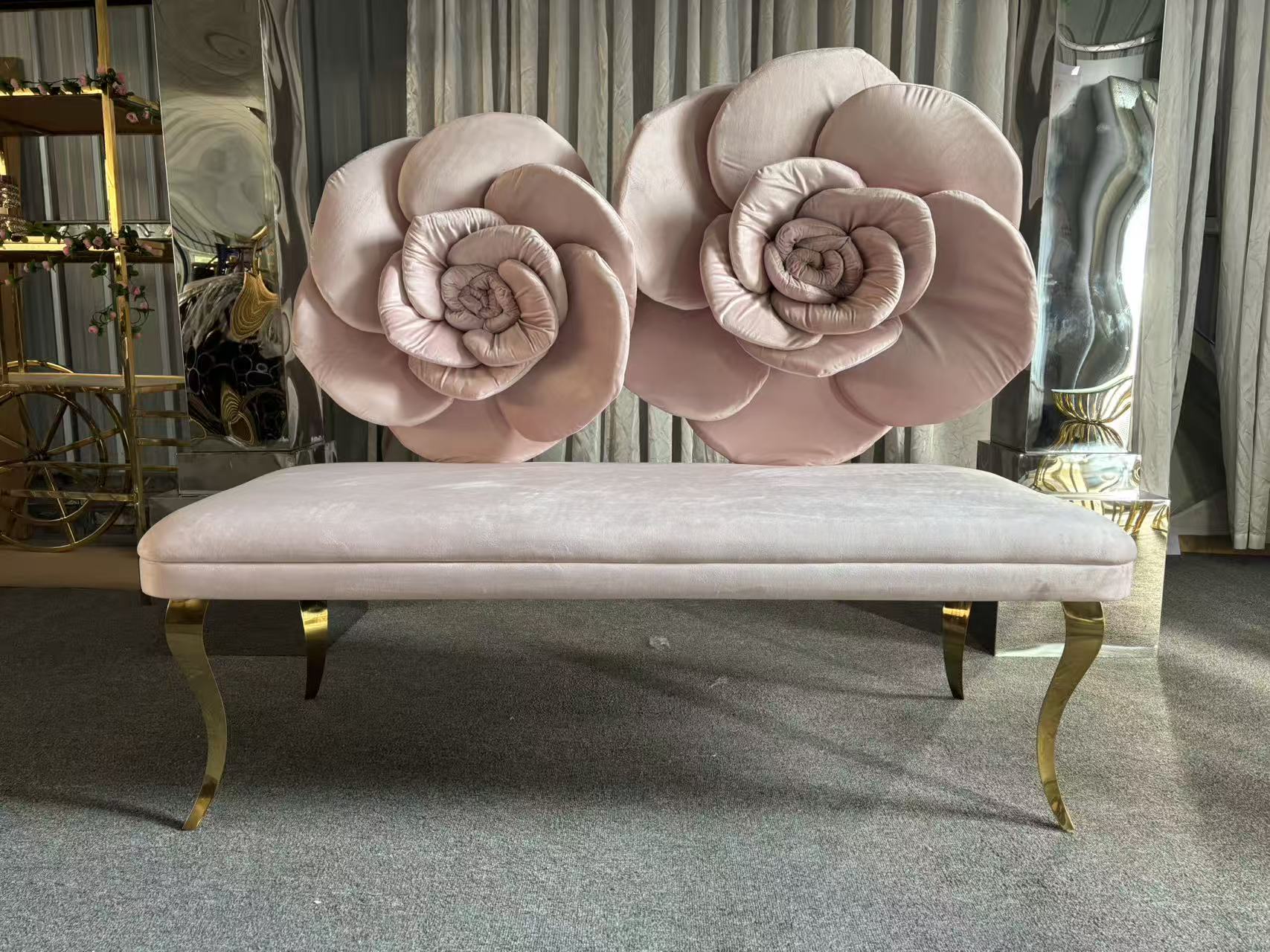 Stainless Steel Wedding Sofa