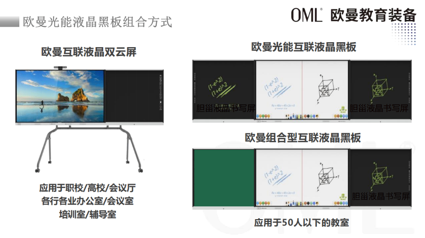 上海教室無耗材光能黑板無塵智慧黑板批量定制