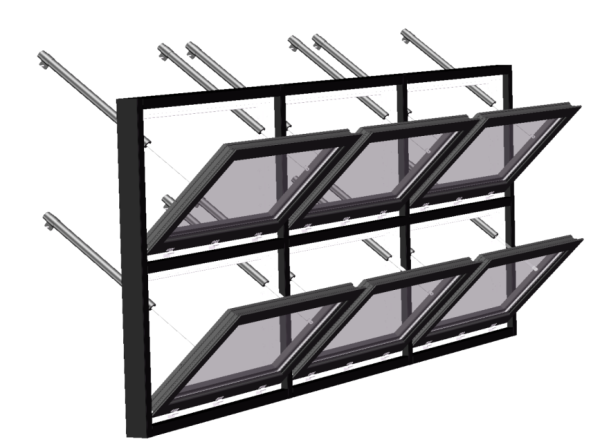 消防懸窗下旋式