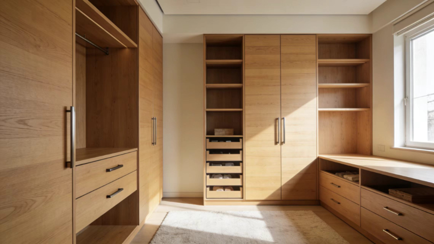 單身公寓衣帽間全屋定制 裝修好去處 宿遷京家智能裝飾供應(yīng)