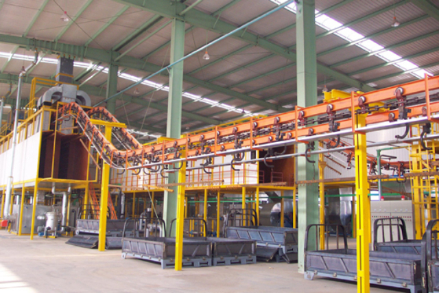 空調外機殼電泳流水線設計 江西龍恩智能裝備供應;