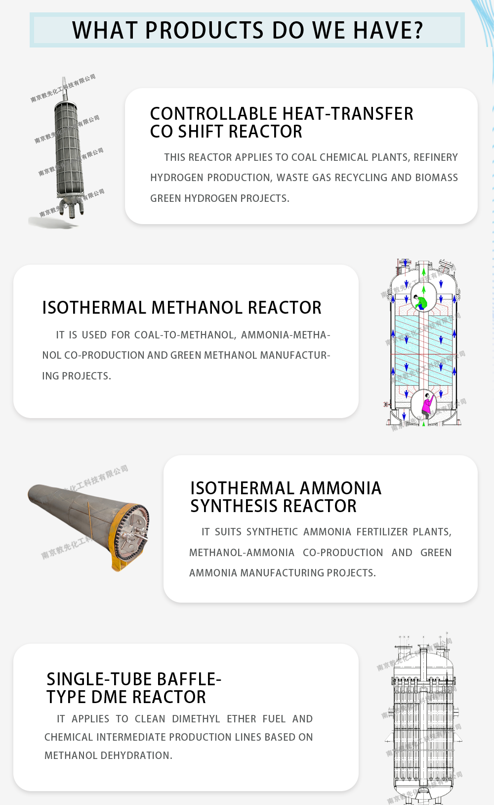 Copper-Based Isothermal Shift Reactor for CO Shift | Dunxian