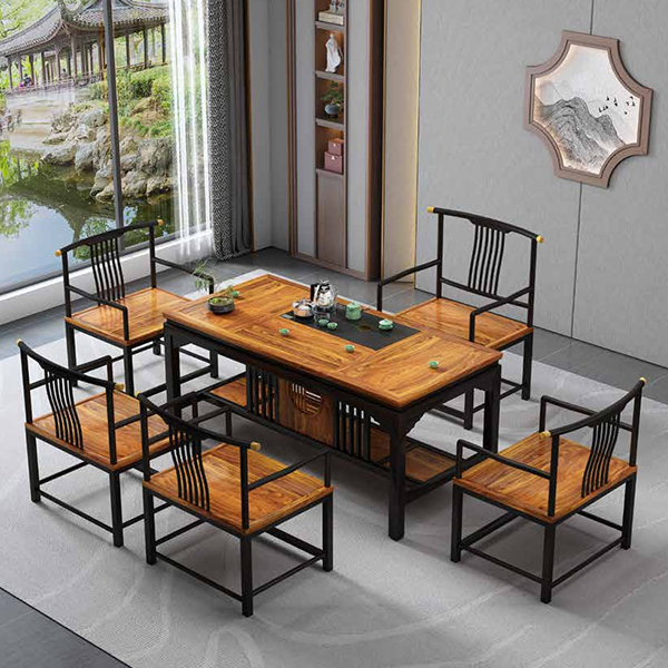 新中式實木茶桌