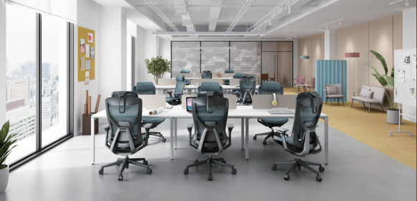 屏風(fēng)卡座職員桌六人位