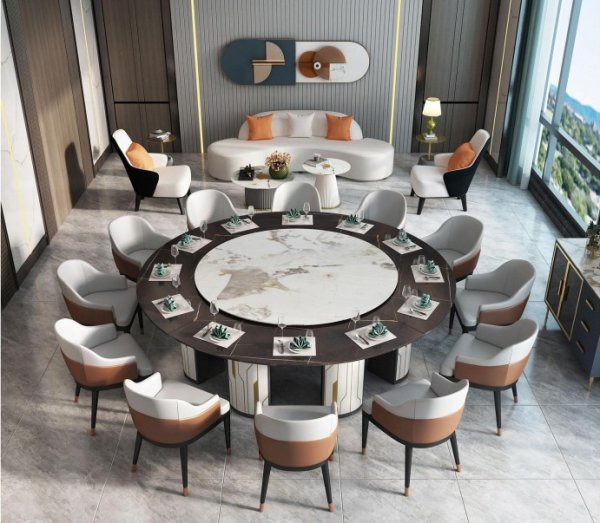 意式輕奢餐桌（巖板/大理石）