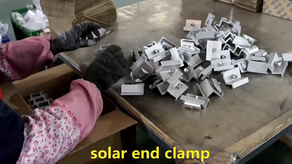 Solar Panel Mounting Structure Solar Rack Mid Clamp