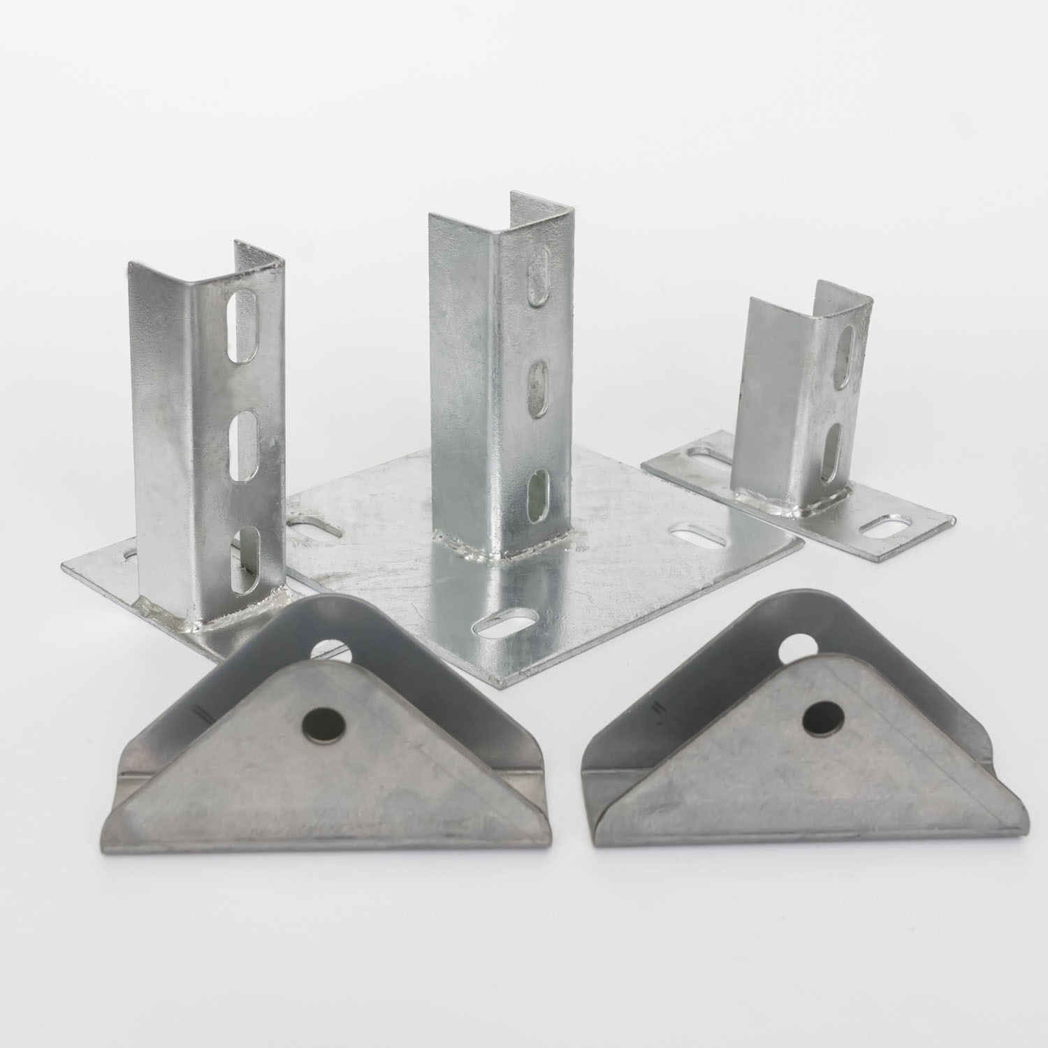 Galvanizing Steel Pv Mounting Bracket Triangular Connector Base ...