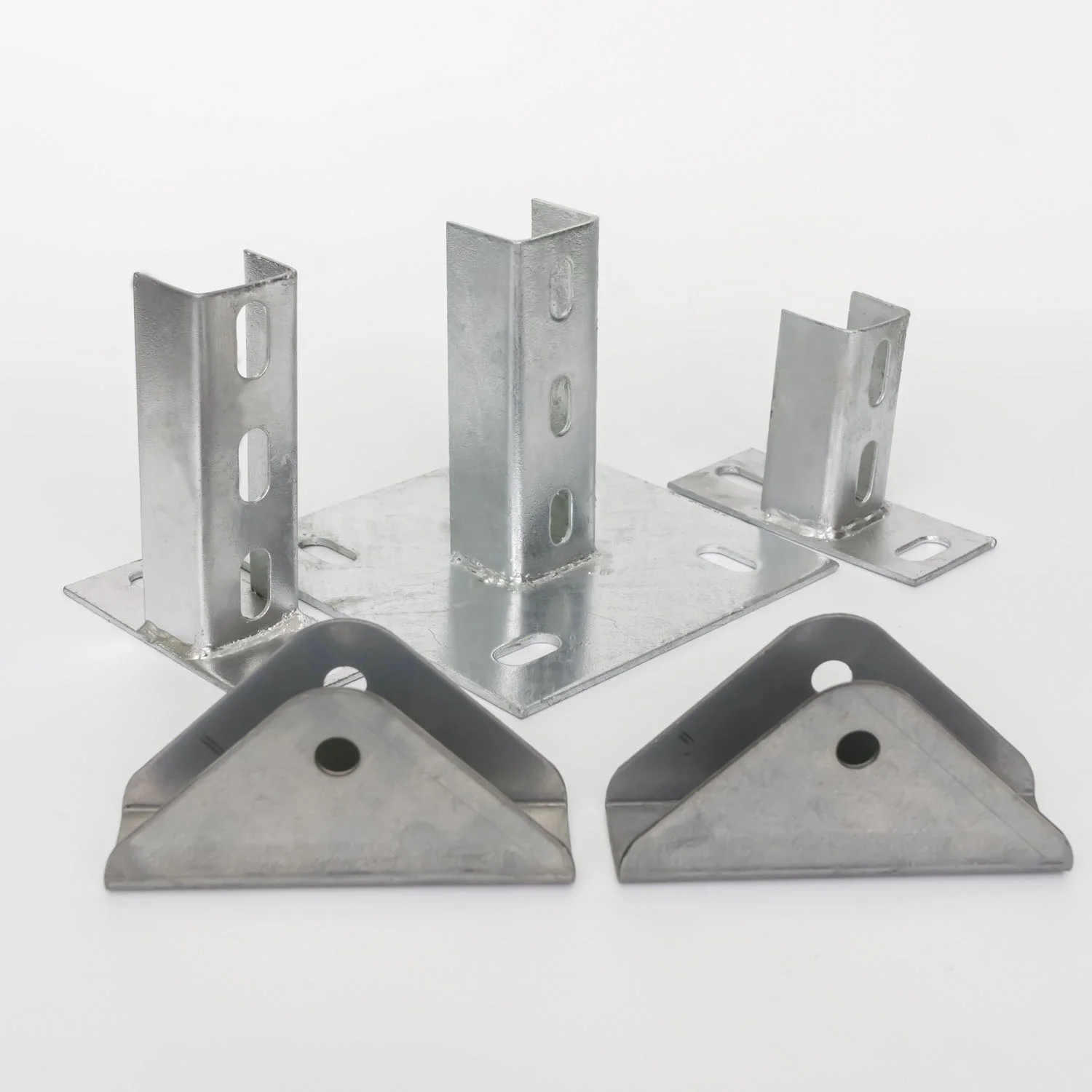 Galvanizing Steel Pv Mounting Bracket Triangular Connector Base ...