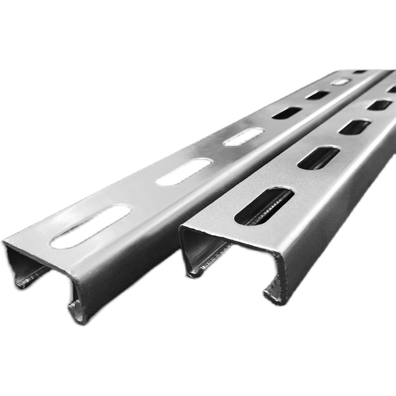 Rail Small Format Panel Factory Price U Channel Steel Pv Installation Structure Rails Kit Solar ...