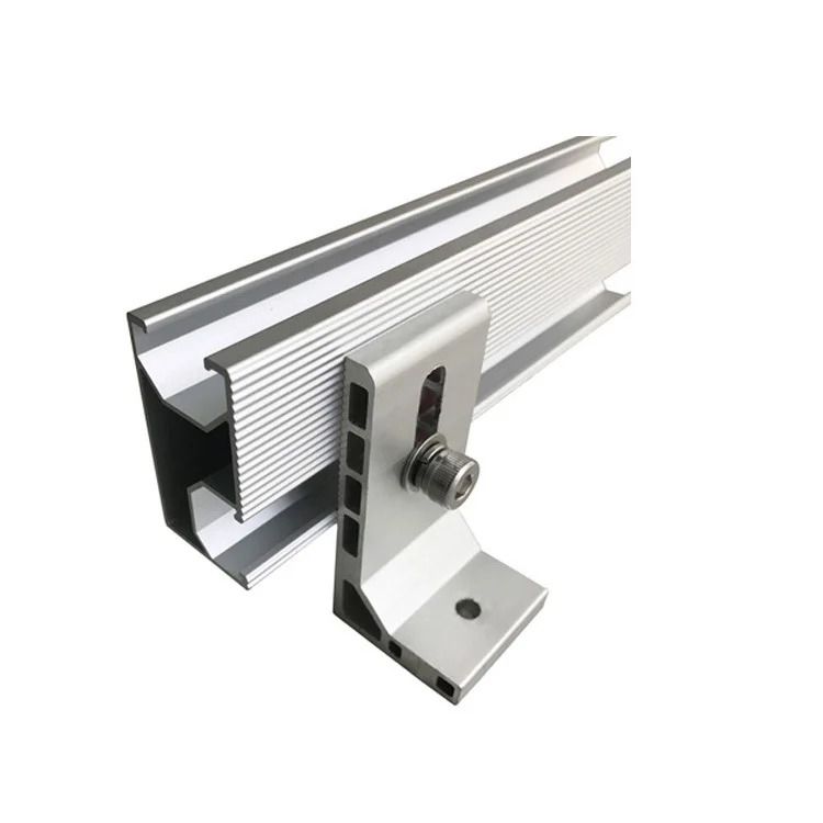 Biosolar Pv Fixing Rails Universal Photovoltaic Pv Module Roof Mounting System Aluminum Solar ...